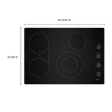 30-Inch Electric Cooktop with Reversible Grill and Griddle - (MEC8830HB)