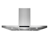 Broan(R) Elite 36-Inch T-Style Island Range Hood, 640 Max Blower CFM, Stainless Steel, w/ Code Ready Technology - (EIT1366SS)