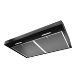 Broan(R) 24-Inch Convertible Under-Cabinet Range Hood, ENERGY STAR(R), 300 Max Blower CFM, Black - (BCSEK124BL)