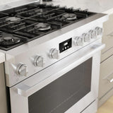 800 Series Dual Fuel Freestanding Range 36" Stainless Steel - (HDS8655U)