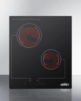 18" Wide 220v 2-burner Radiant Cooktop - (CR2B228T)