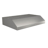 Broan(R) Glacier 30-Inch Convertible Under-Cabinet Range Hood, 375 Max Blower CFM, Stainless Steel - (BCSQ130SS)