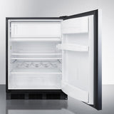 24" Wide Refrigerator-freezer - (CT663BKSSHH)