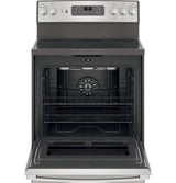 GE(R) 30" Free-Standing Electric Convection Fingerprint Resistant Range - (JB655YKFS)