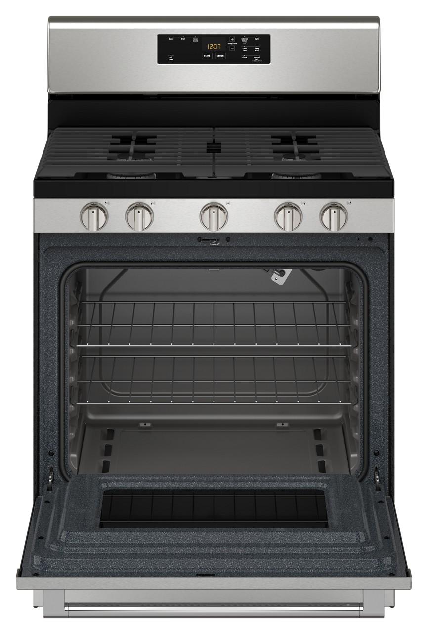 Maytag 5 Cu. Ft. Gas Range With High Temp Self Clean In Fingerprint Resistant Stainless Steel - (MGR6600PZ)