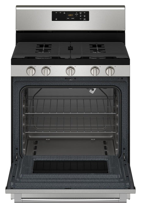 Maytag 5 Cu. Ft. Gas Range With High Temp Self Clean In Fingerprint Resistant Stainless Steel - (MGR6600PZ)