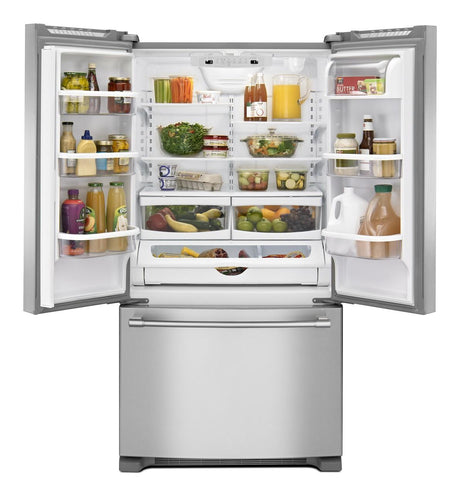 33-INCH WIDE FRENCH DOOR REFRIGERATOR WITH WATER DISPENSER - 22 CU. FT - (MRFF5033PZ)