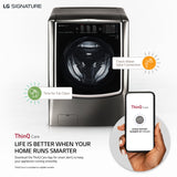 LG SIGNATURE 5.8 cu. ft. Large Smart wi-fi Enabled Front Load Washer - (WM9500HKA)