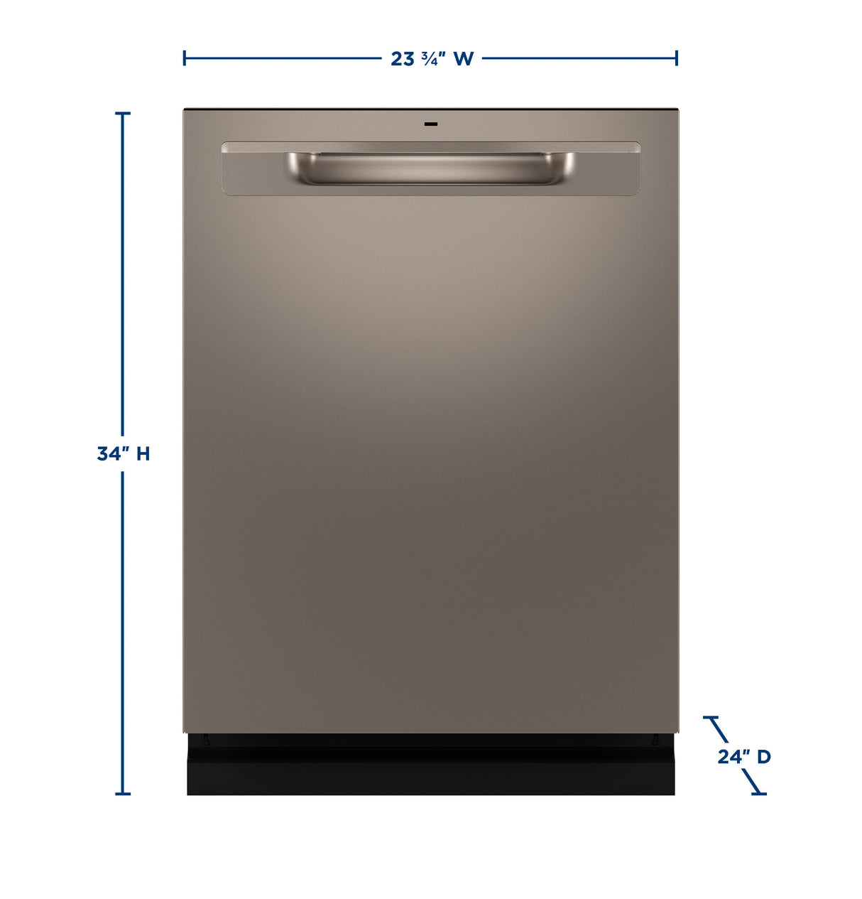 GE(R) ENERGY STAR(R) Fingerprint Resistant Top Control with Stainless Steel Interior Dishwasher with Sanitize Cycle - (GDP670SMVES)