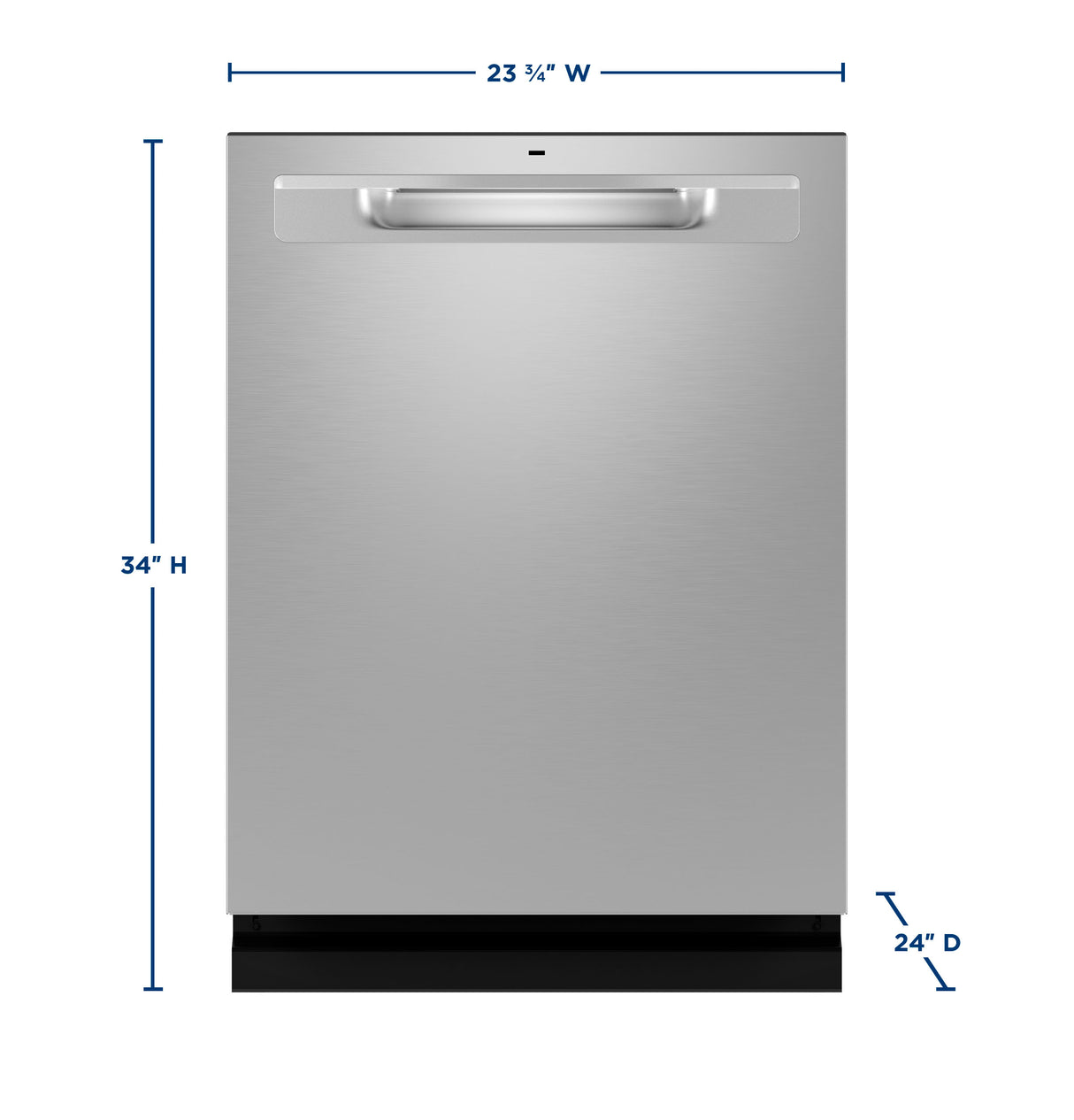 GE(R) ENERGY STAR(R) Fingerprint Resistant Top Control with Stainless Steel Interior Dishwasher with Sanitize Cycle - (GDP670SYVFS)