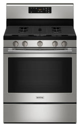 Maytag 5 Cu. Ft. Gas Range With High Temp Self Clean In Fingerprint Resistant Stainless Steel - (MGR6600PZ)