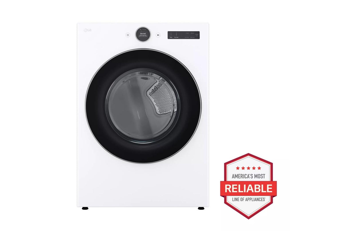 7.4 cu. ft. Ultra Large Capacity Smart Front Load Electric Energy Star Dryer with Sensor Dry & Steam Technology - (DLEX5500W)