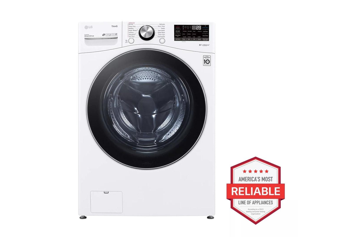 5.0 cu. ft. Mega Capacity Smart wi-fi Enabled Front Load Washer with TurboWash(TM) 360(degree) and Built-In Intelligence - (WM4200HWA)