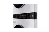 Single Unit Front Load LG WashTower(TM) with Center Control(TM) 4.5 cu. ft. Washer and 7.4 cu. ft. Gas Dryer - (WKG101HWA)