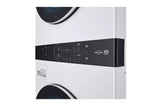 Single Unit Front Load LG WashTower(TM) with Center Control(TM) 4.5 cu. ft. Washer and 7.4 cu. ft. Gas Dryer - (WKGX201HWA)