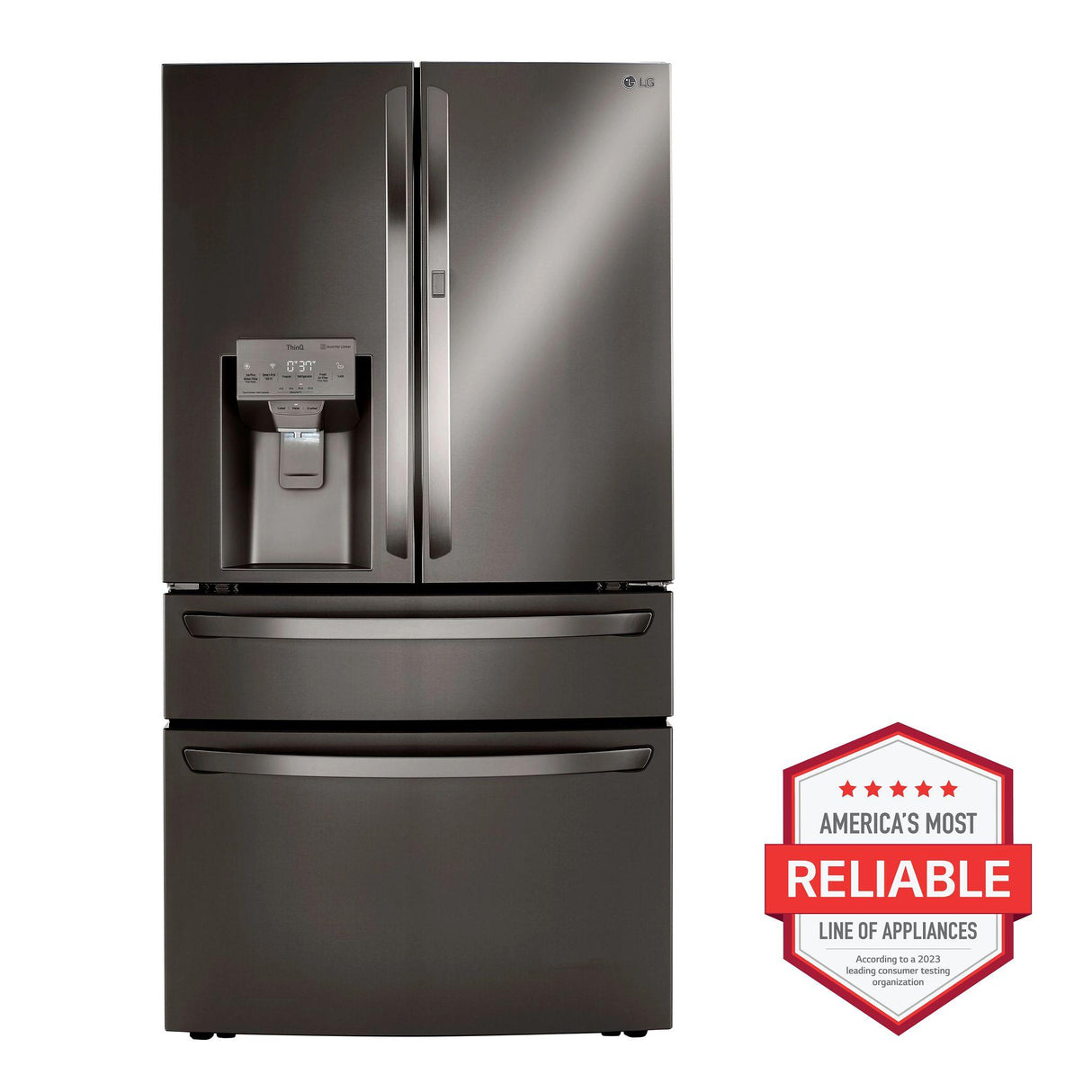 30 cu. ft. Smart Refrigerator with Craft Ice(TM) - (LRMDS3006D)