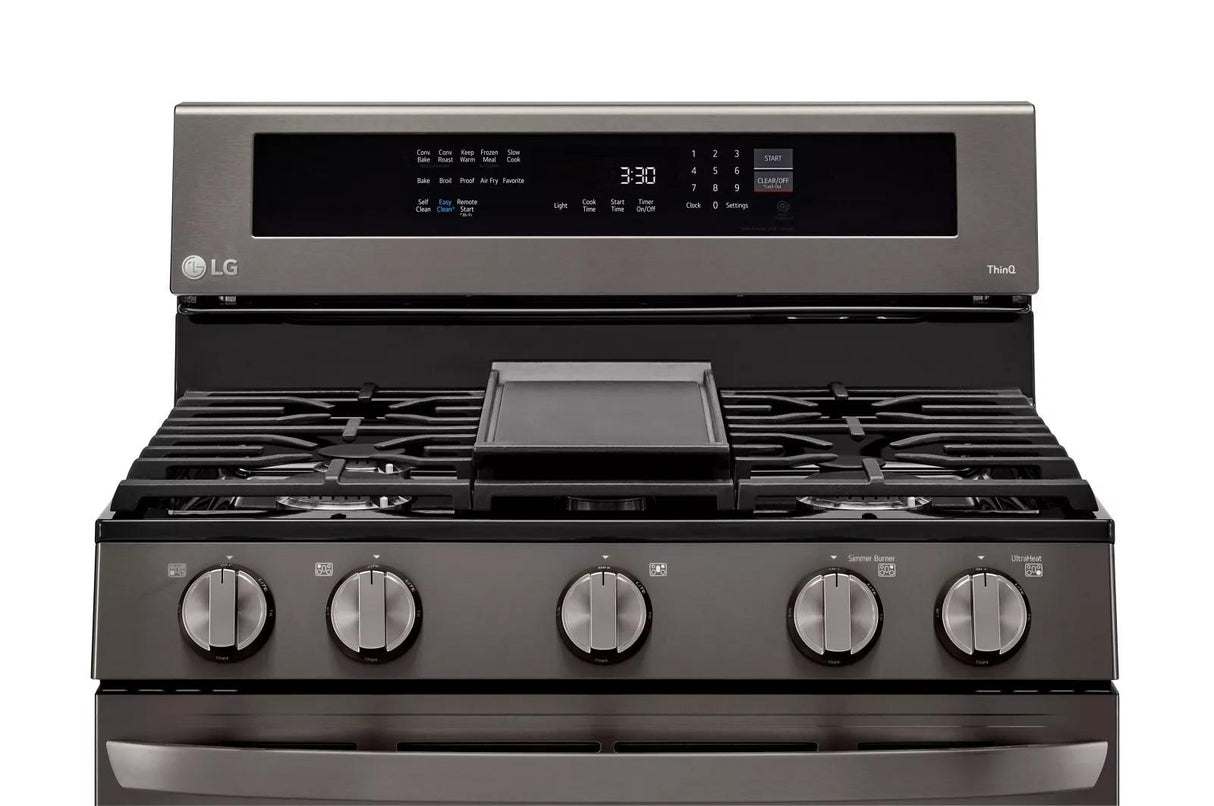 5.8 cu ft. Smart Wi-Fi Enabled True Convection InstaView(R) Gas Range with Air Fry - (LRGL5825D)