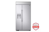 LG STUDIO 26 cu. ft. Smart Side-by-Side Built-In Refrigerator with Ice & Water Dispenser - (SRSXB2622S)