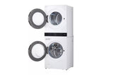 Single Unit Front Load LG WashTower(TM) with Center Control(TM) 4.5 cu. ft. Washer and 7.4 cu. ft. Electric Dryer - (WKEX200HWA)