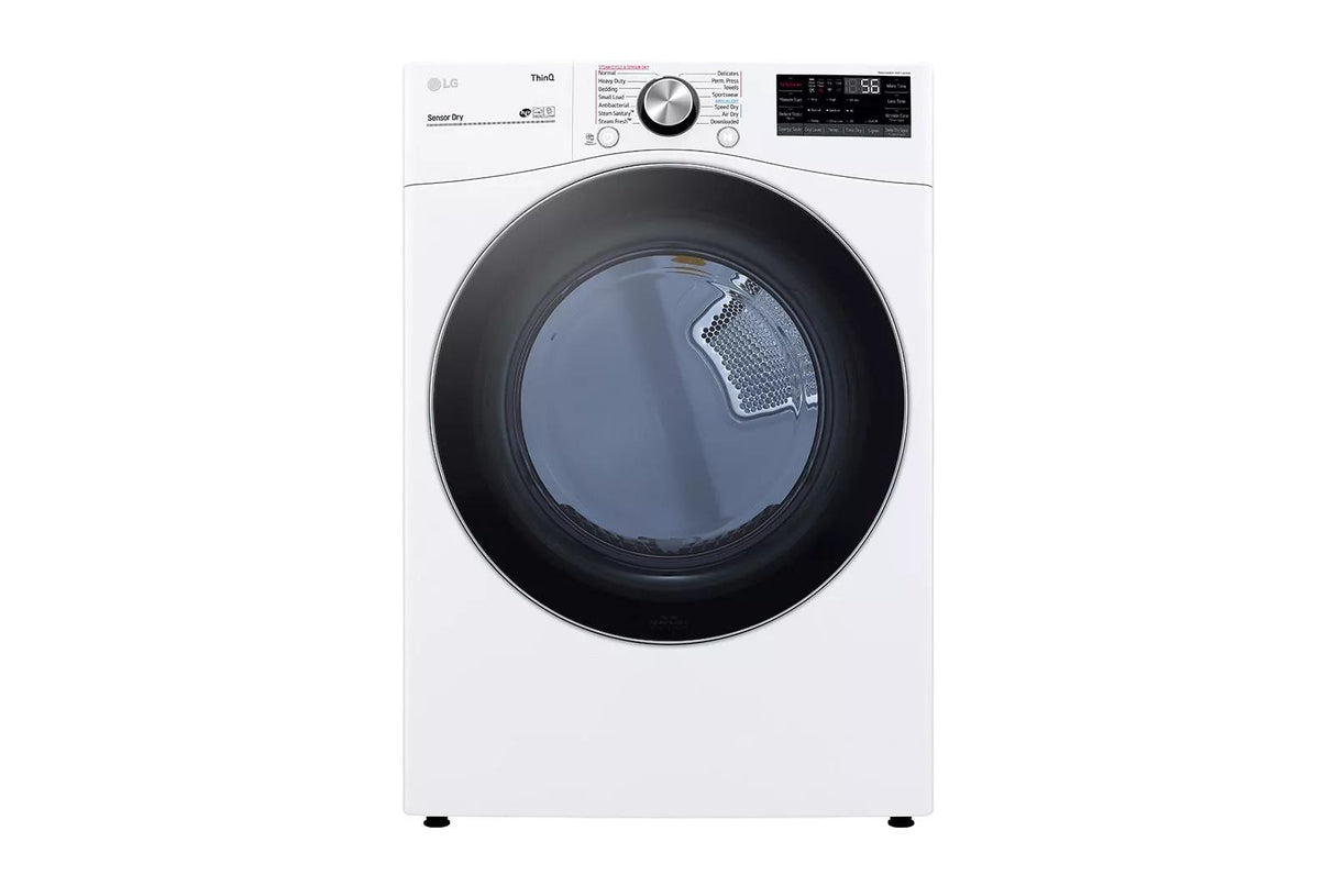 7.4 cu. ft. Ultra Large Capacity Smart wi-fi Enabled Front Load Electric Dryer with TurboSteam(TM) and Built-In Intelligence - (DLEX4200W)