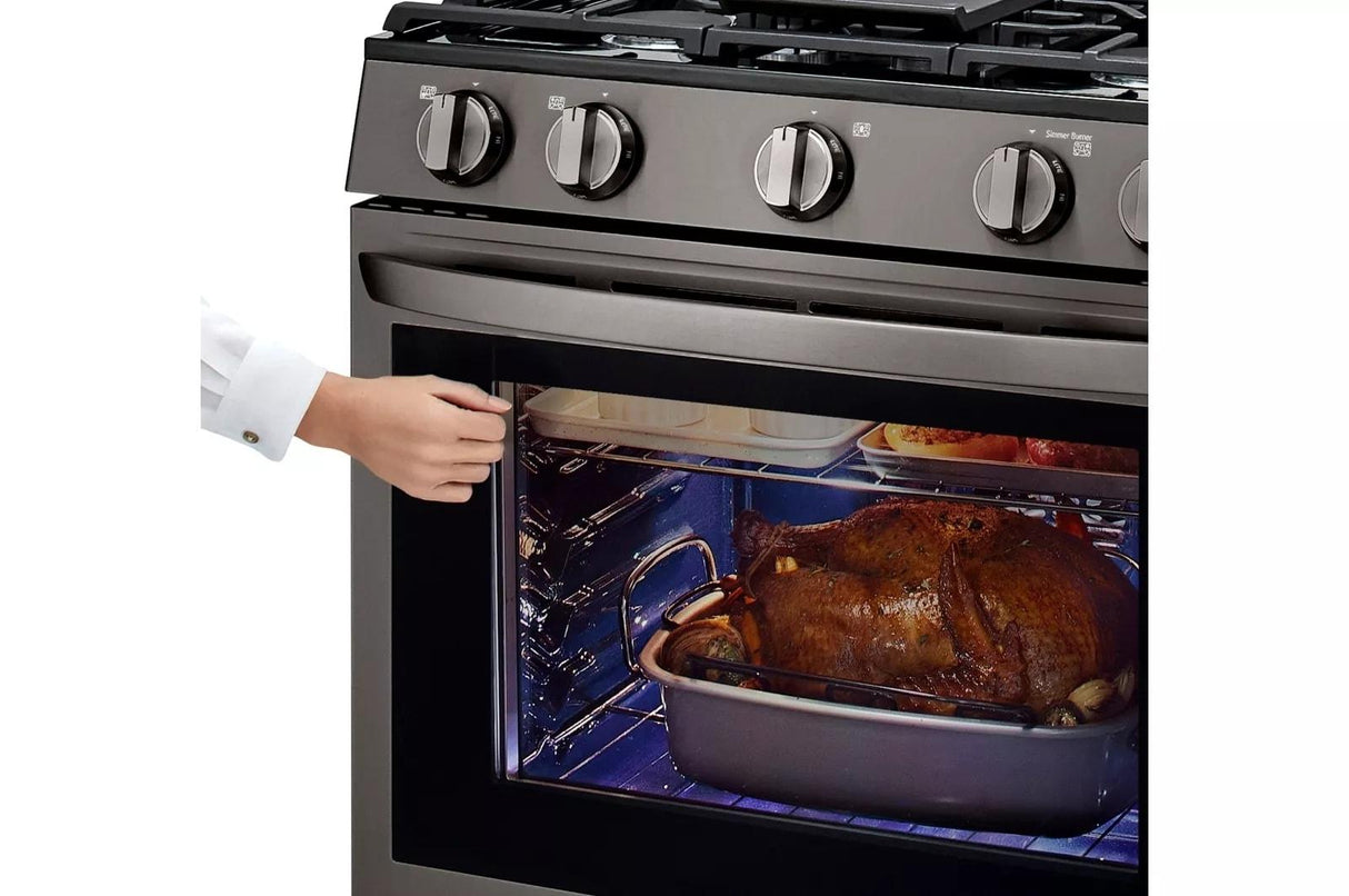 5.8 cu ft. Smart Wi-Fi Enabled True Convection InstaView(R) Gas Range with Air Fry - (LRGL5825D)