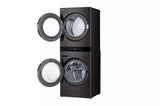 Single Unit Front Load LG WashTower(TM) with Center Control(R) 5.0 cu.ft. Washer & 7.4 cu.ft. Gas Dryer - (WKGX301HBA)