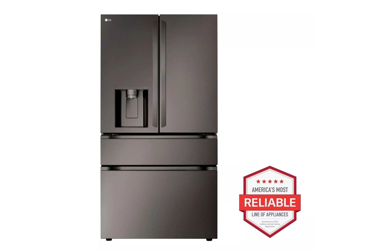 29 cu. ft. Smart Standard-Depth MAX(TM) 4-Door French Door Refrigerator with Full-Convert Drawer(TM) - (LF29H8330D)