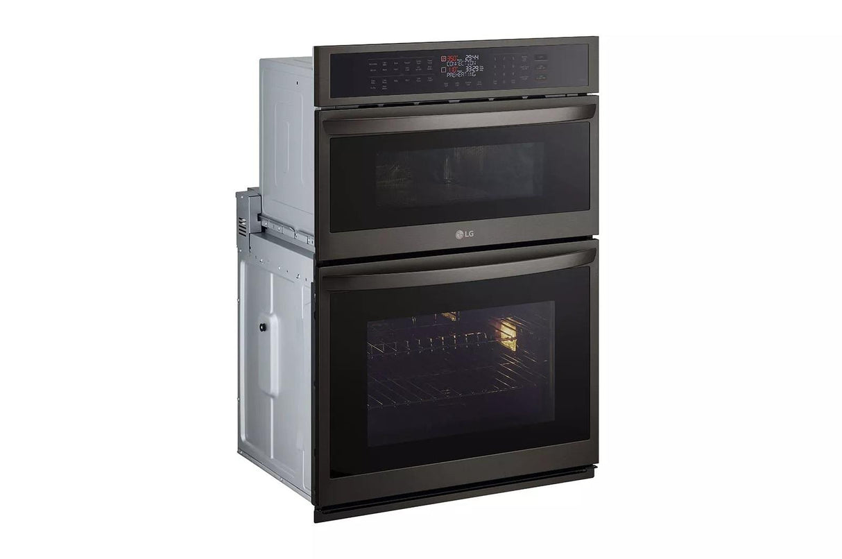 1.7/4.7 cu. ft. Smart Combination Wall Oven with Convection and Air Fry - (WCEP6423D)