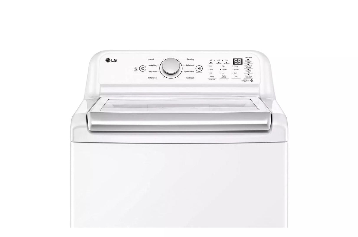 4.8 cu. ft. Mega Capacity Top Load Washer with 4-Way(TM) Agitator & TurboDrum(TM) Technology - (WT7155CW)