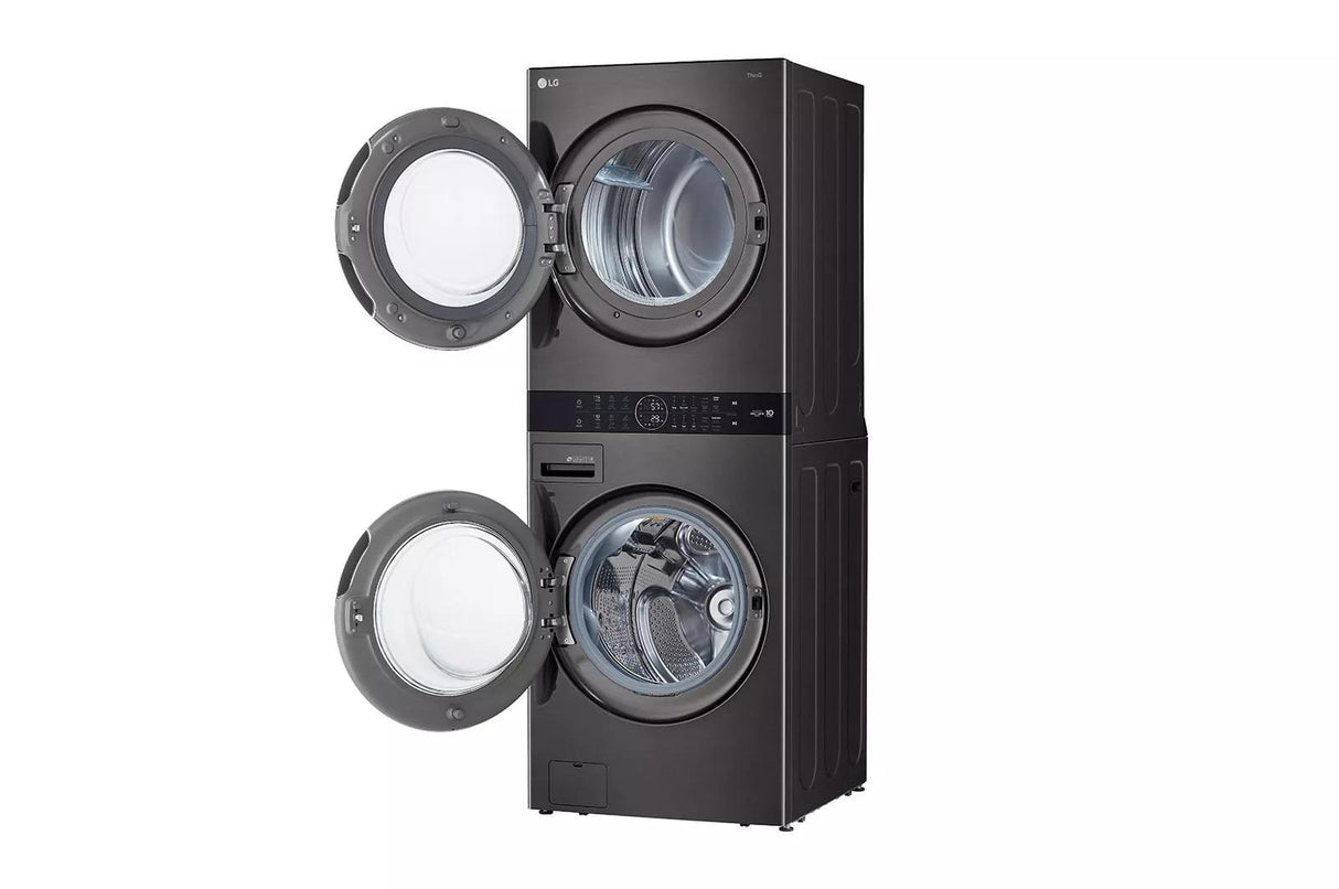 Single Unit Front Load LG WashTower(TM) with Center Control(TM) 4.5 cu. ft. Washer and 7.4 cu. ft. Electric Dryer - (WKEX200HBA)