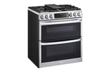 6.9 cu. ft. Smart Gas Double Oven Slide-in Range with InstaView(R), ProBake(R) Convection, Air Fry, and Air Sous Vide - (LTGL6937F)