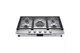 36" Smart Gas Cooktop with UltraHeat(TM) 22K BTU Dual Burner and LED Knobs - (CBGJ3627S)