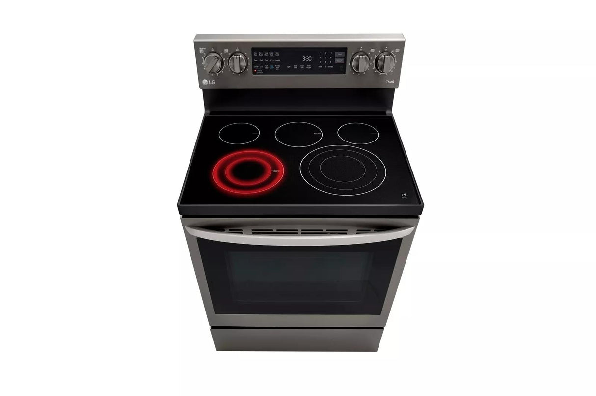 6.3 cu ft. Smart Wi-Fi Enabled True Convection InstaView(R) Electric Range with Air Fry - (LREL6325D)