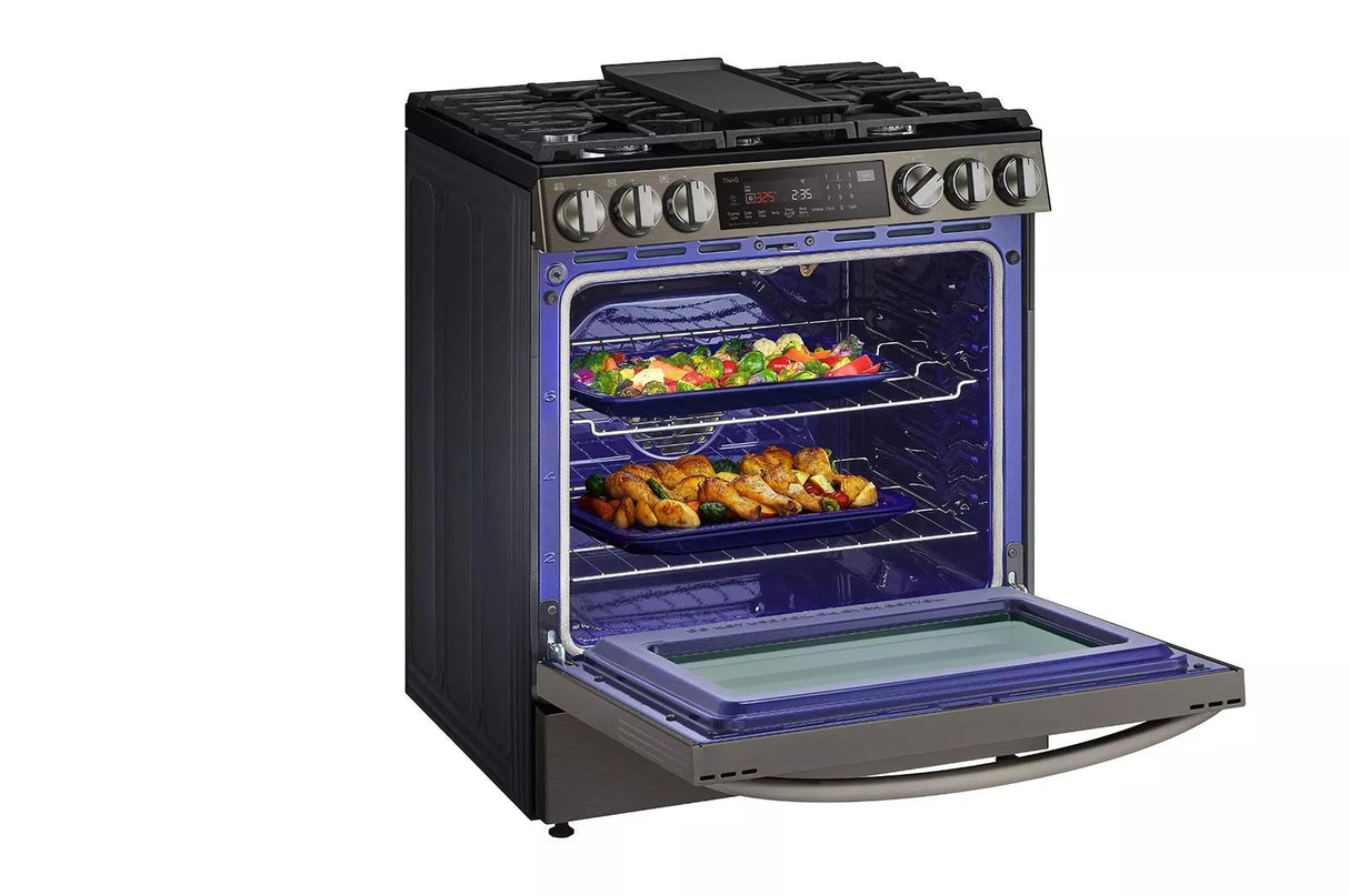 6.3 cu ft. Smart wi-fi Enabled ProBake Convection(R) InstaView(R) Gas Slide-In Range with Air Fry - (LSGL6335D)