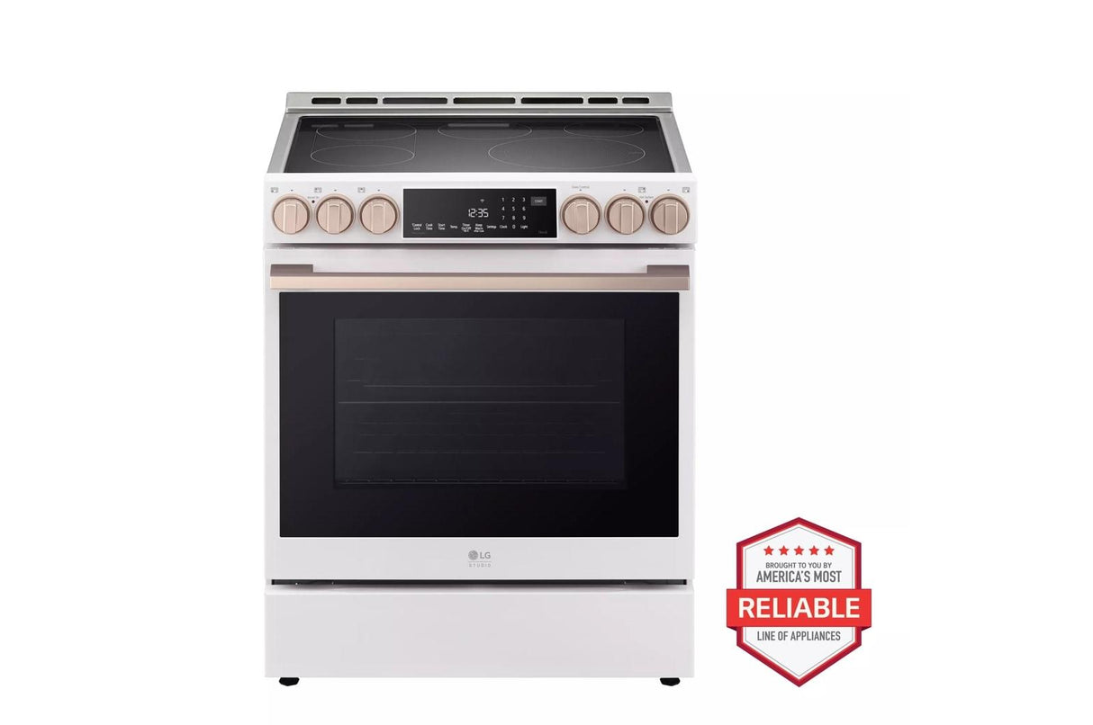 LG STUDIO 6.3 cu. ft. InstaView(R) Electric Slide-in Range with ProBake Convection(R) and Air Fry - (LSES6338N)