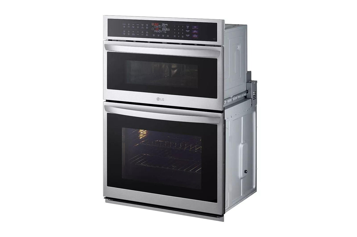 1.7/4.7 cu. ft. Smart Combination Wall Oven with InstaView(R), True Convection, Air Fry, and Steam Sous Vide - (WCEP6427F)