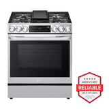 6.3 cu ft. Smart wi-fi Enabled ProBake Convection(R) InstaView(R) Gas Slide-In Range with Air Fry - (LSGL6335F)