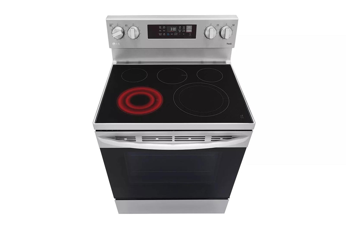 6.3 cu ft. Smart Wi-Fi Enabled Fan Convection Electric Range with Air Fry & EasyClean(R) - (LREL6323S)