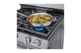 5.8 cu ft. Smart Wi-Fi Enabled Fan Convection Gas Range with Air Fry & EasyClean(R) - (LRGL5823S)