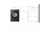 7.4 cu. ft. Smart Front Load Electric Dryer with AI Sensor Dry & TurboSteam(TM) Technology - (DLEX6500B)