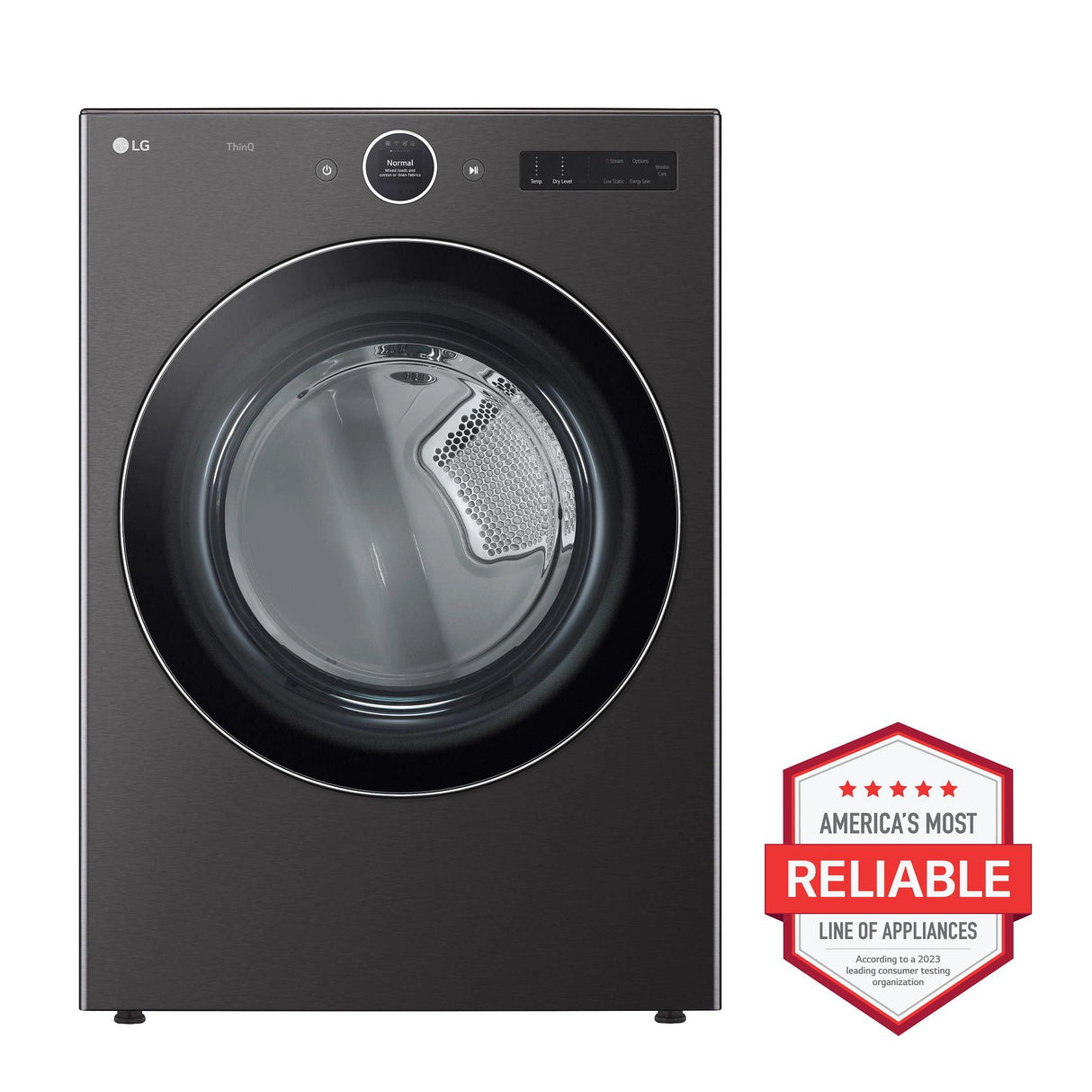 7.4 cu. ft. Ultra Large Capacity Smart Front Load Electric Dryer with Built-In Intelligence & TurboSteam(R) - (DLEX6700B)