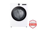 7.4 cu. ft. Smart Front Load Electric Dryer with AI Sensor Dry & TurboSteam(TM) Technology - (DLEX6500W)