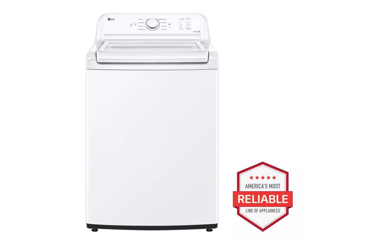 4.1 cu. ft. Top Load Washer with 4-Way Agitator(R) and TurboDrum(TM) Technology - (WT6105CW)