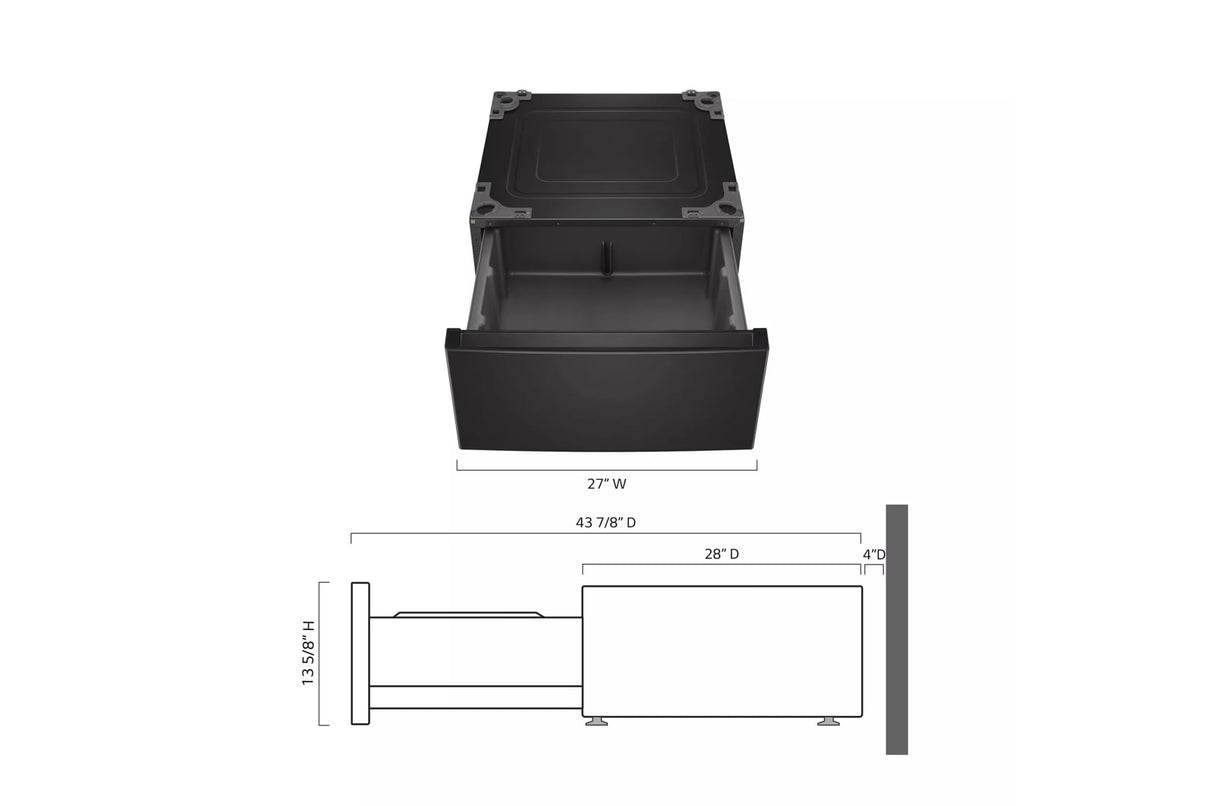 LG 27" Pedestal Storage Drawer - (WDP6B)