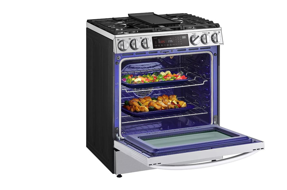 6.3 cu ft. Smart wi-fi Enabled ProBake Convection(R) InstaView(R) Gas Slide-In Range with Air Fry - (LSGL6335F)