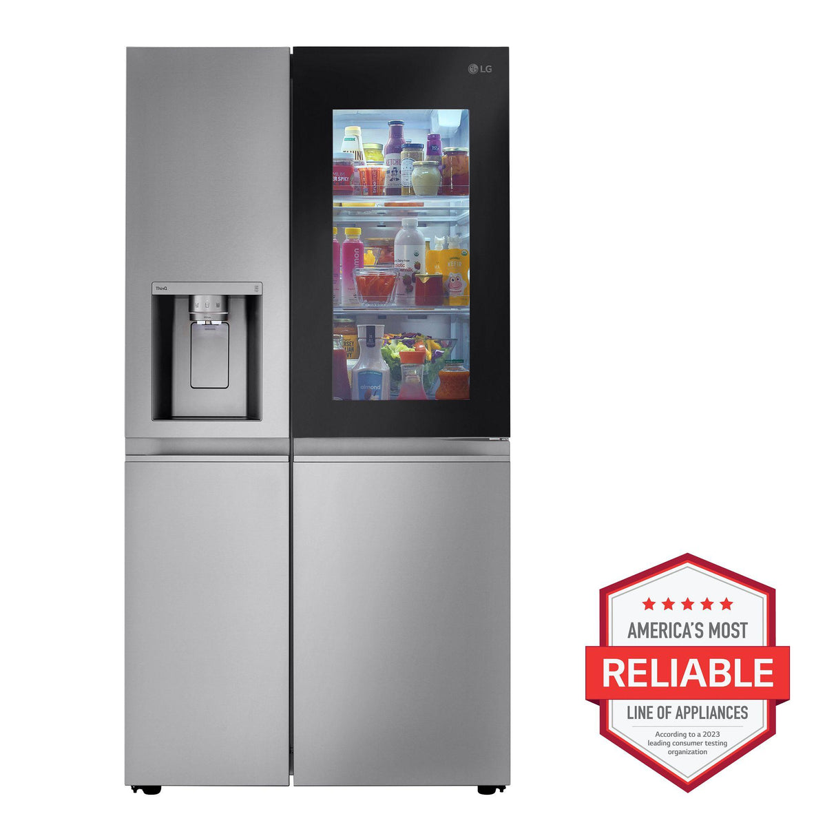 27 cu. ft. Side-By-Side InstaView(R) Refrigerator - (LRSOS2706S)