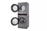 Single Unit Front Load LG WashTower(TM) with Center Control(TM) 4.5 cu. ft. Washer and 7.4 cu. ft. Gas Dryer - (WKG101HVA)