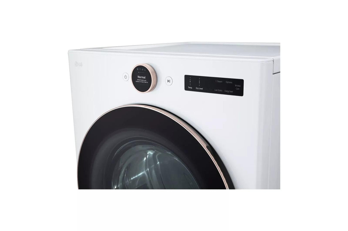 7.4 cu. ft. Smart Front Load Gas Dryer with AI Sensor Dry & TurboSteam(TM) Technology - (DLGX6501W)