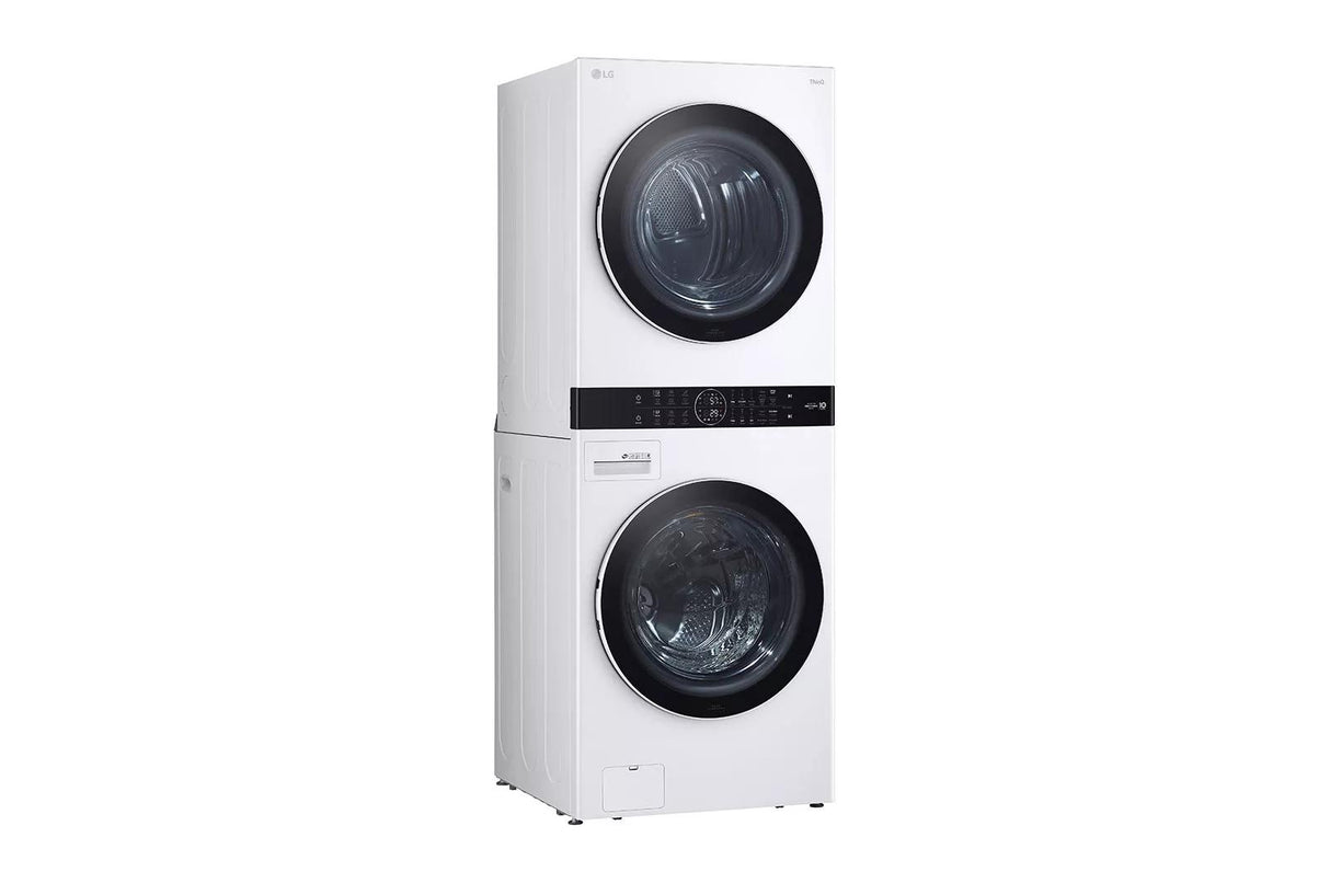 Single Unit Front Load LG WashTower(TM) with Center Control(TM) 4.5 cu. ft. Washer and 7.4 cu. ft. Gas Dryer - (WKGX201HWA)