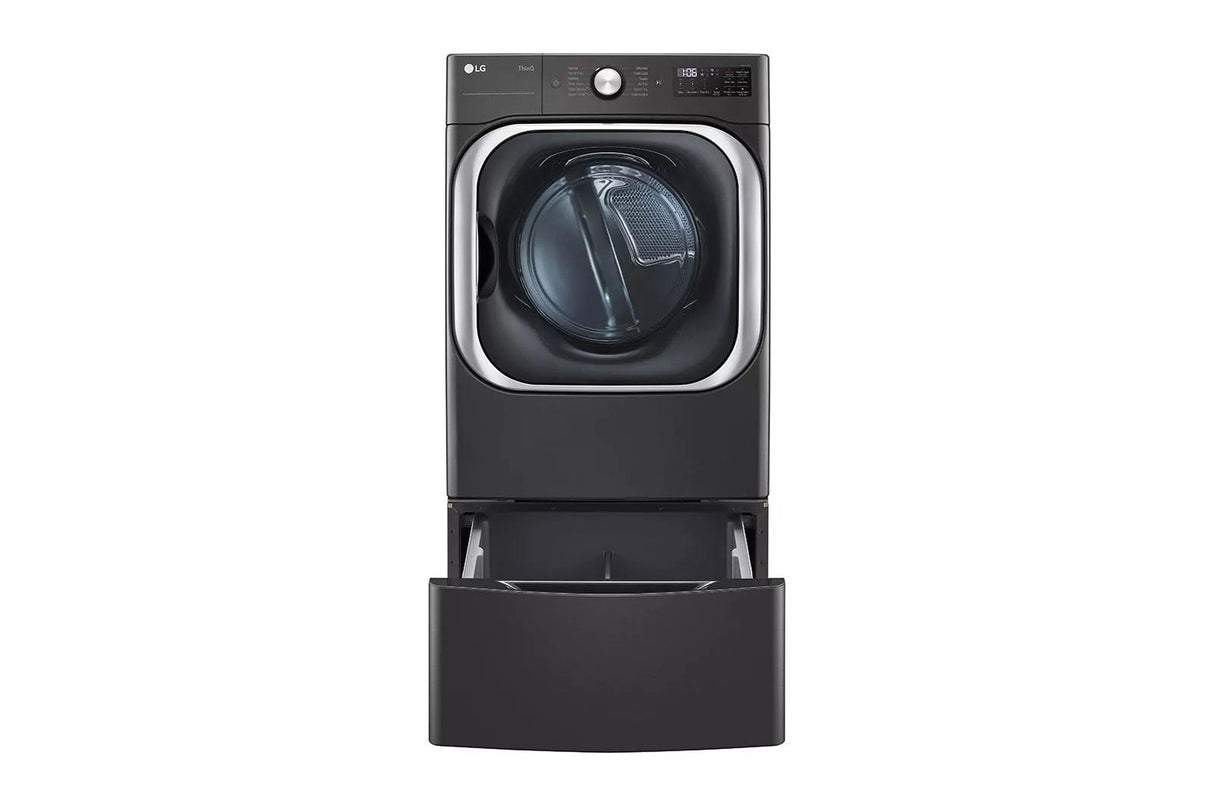 Laundry Pedestal - Black Steel - (WDP5B)